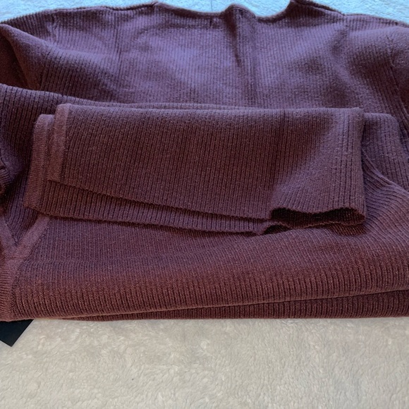 Lulus Autumn Darling Chocolate Brown Balloon Sleeve Midi Knit Sweater Dress - Picture 5 of 10